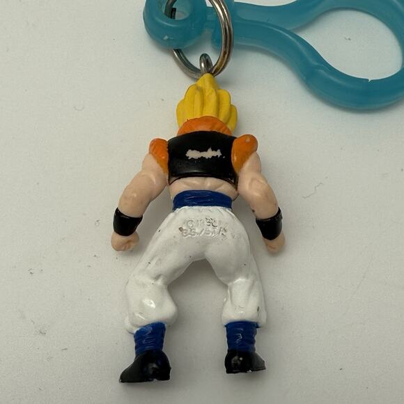 2pc Vintage Super Saiyan Vegito & Gogeta Dragon Ball Z Mini Figure Keychain 2.5" - Picture 9 of 9